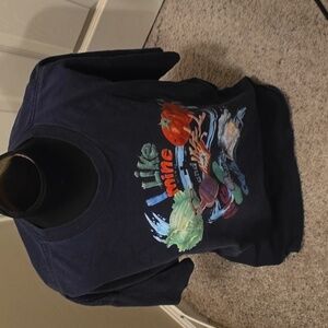 Carribean soul, "I like mine" tshirt, size 3XL, navy, red